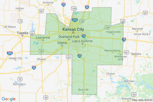 Contact Us and Service Area -- Kansas City Water Damage Restoration