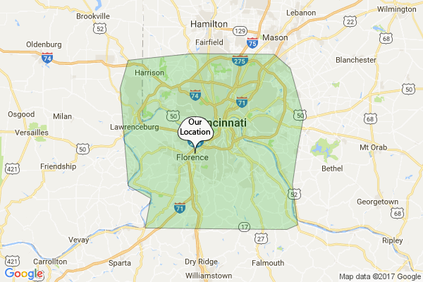 Contact Us and Service Area -- Cincinnati Air Conditioning