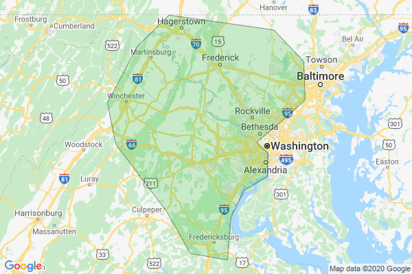 Contact Us and Service Area -- Winchester Pest Control