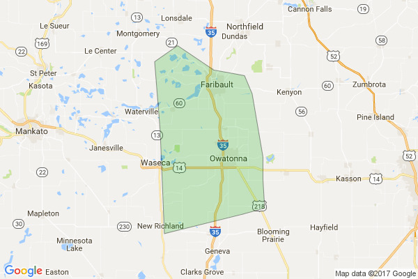 Contact Us and Service Area -- Owatonna Air Conditioning