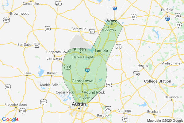 Contact Us and Service Area -- Cedar Park Wildlife Removal