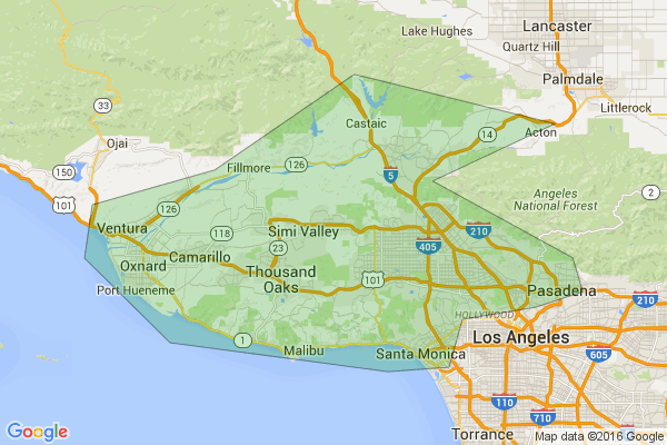 Contact Us and Service Area -- Simi Valley Plumbing